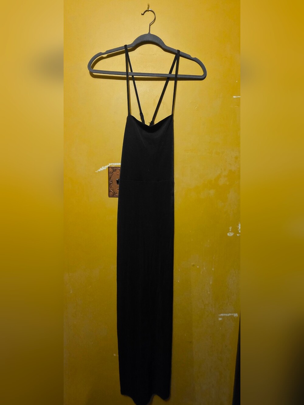 Classic Black Strappy Maxi Dress - Wild Fable